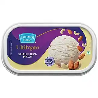 Mother Dairy Indian Classic Shahi Meva Malai Basundhi & Kheer Flavour with Nuts Ice Cream, 1 L Box